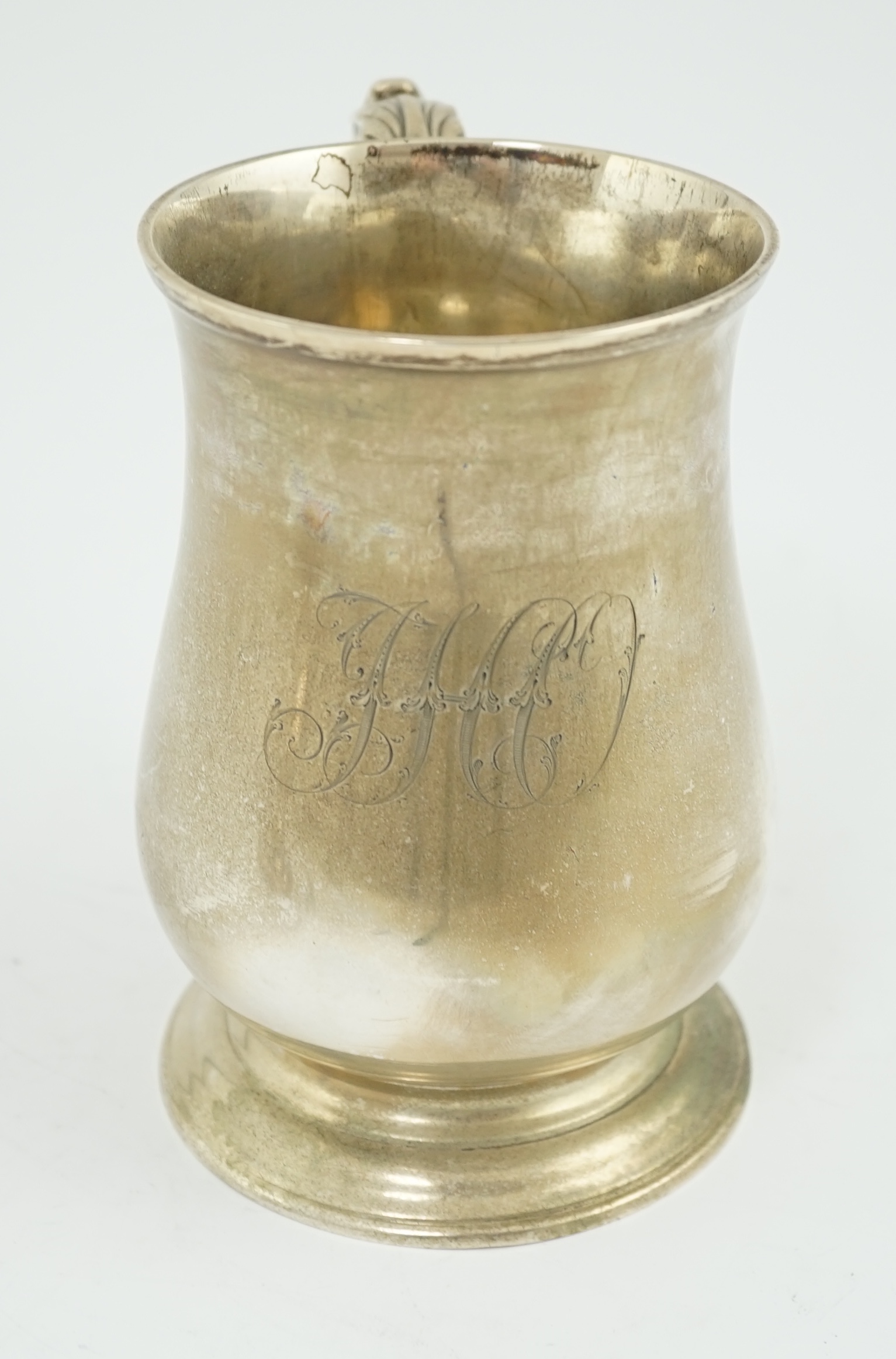 A George III silver baluster mug, by Fuller White?